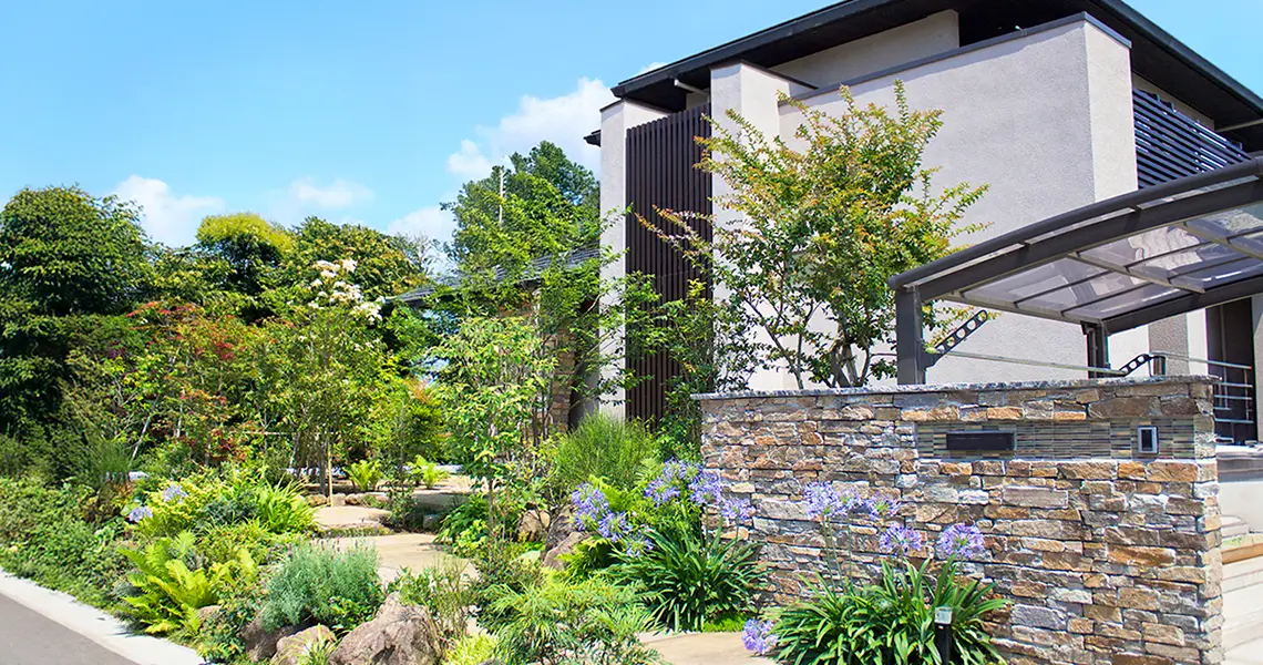 いいものを、永く。外構と庭の施工イメージ