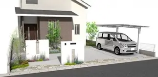 外構工事 200万円プランのイメージ