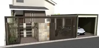 外構工事 900万円プランのイメージ