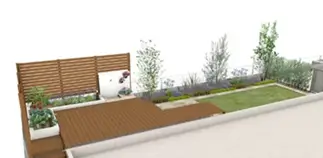 庭工事 200万円プランのイメージ