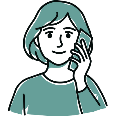 問い合わせのイラスト