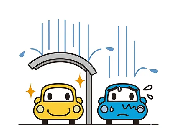 霜や雪の悩みを表すアイコン