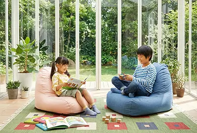 サンルームでくつろぐイメージ