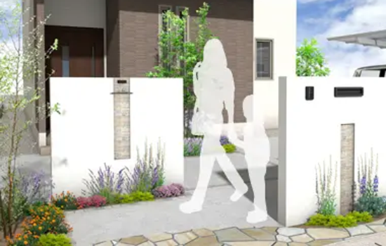 おすすめポイント01 草花で季節を感じる イメージ