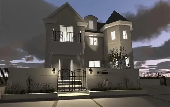 外構300万円参考プラン例 4