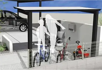 おすすめポイント02 開放感のあるアプローチ イメージ