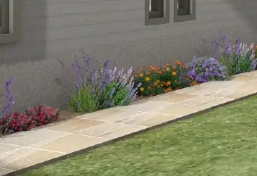 自然石アプローチ