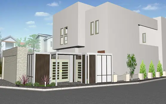 外構700万円参考プラン例 4