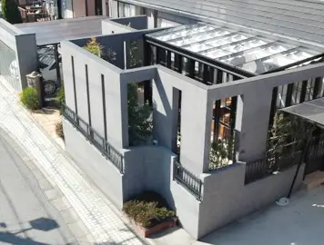 施工例　千葉県八千代市　リフォーム庭工事　ハイクラス　サンルーム　暖蘭物語　目隠しフェンス