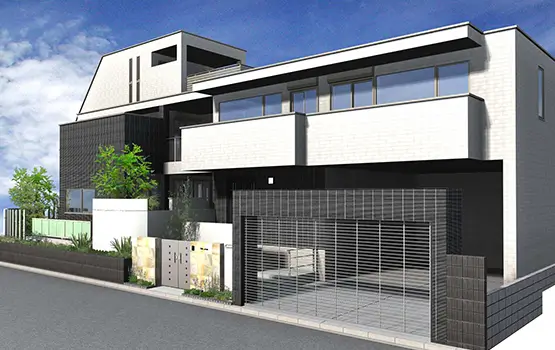 外構900万円参考プラン例 6