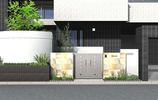 外構900万円参考プラン例 7