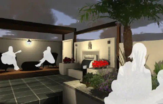 おすすめポイント01 ライトアップで表情を変える イメージ