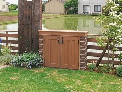 ディーズシェッド カンナミニの物置外観