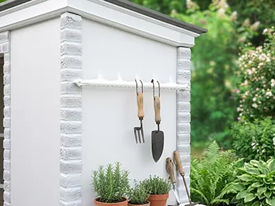 カンナ物置のツールハンガーオプション