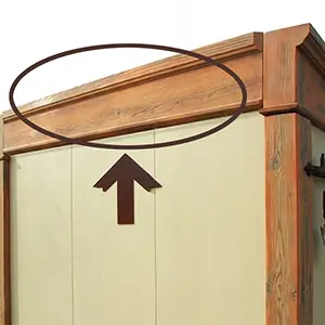 カンナ物置 棟（むね）