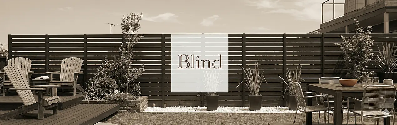 庭まわりを美しく囲う目隠しフェンスの施工イメージ