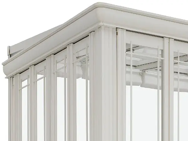 明るく開放的なサンルームの室内イメージ