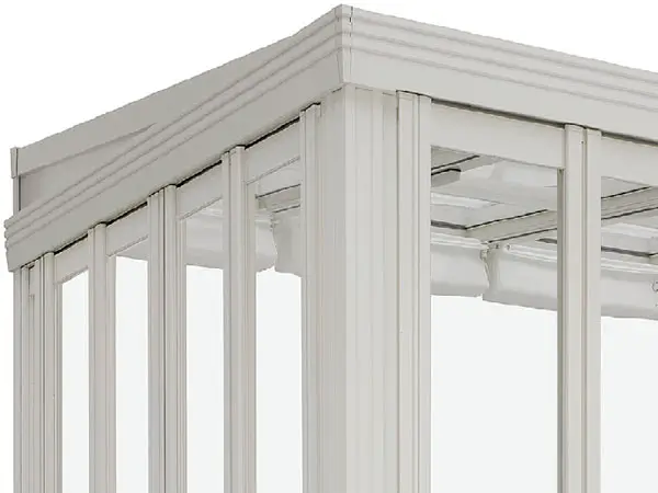 夏場に高温になりやすいサンルームのイメージ