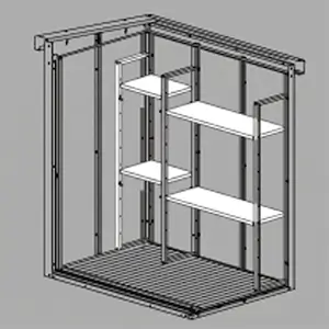 シスタ用追加棚板