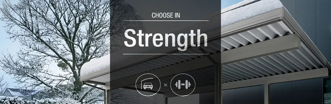 強度重視タイプのカーポート