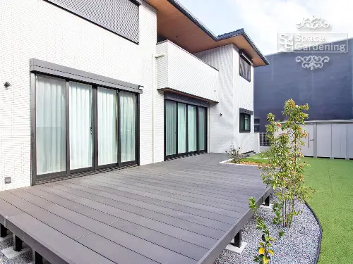 ウッドデッキの施工イメージ